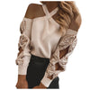 European And American Sequined Long-Sleeved Top