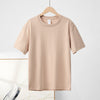 Cotton Round Neck Short Sleeve T-shirt Top