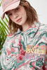 Tie-dyed Color Jacquard Jacket Design Sense European And American Turn-down Collar Coat