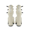 Thick High Heel Thick Platform Muffin Pearl Pointed Sandals