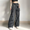 Women's High Waist Design Crossover Ribbon Trousers