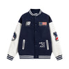 Alphabet Embroidery Men's And Women's Coats