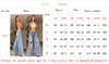 Light Color And Water Scrubbing New High Waist Retro Loose Hole Wide Leg Pants For Women