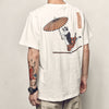 Fashion Acrobatics Cat Printing T-shirt Men